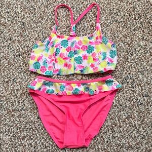 Floral Paradise Kids Bikini Set - 6/6X